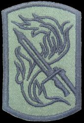 198th Infantry Brigade subdued twill
